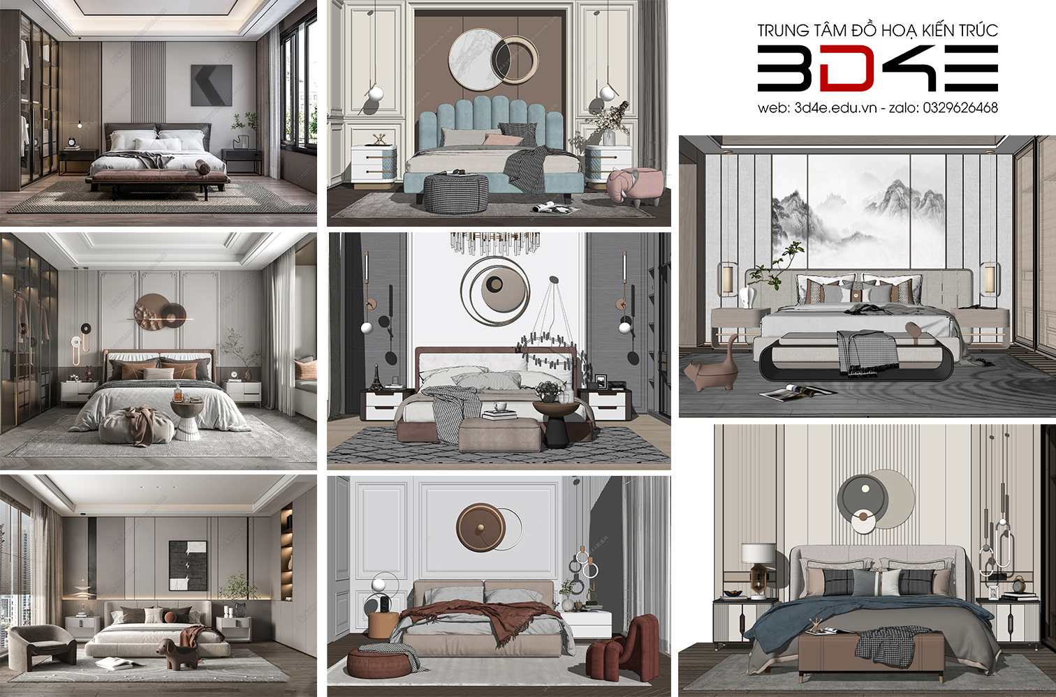 [SKETCHUP] THƯ VIỆN - PHÒNG NGỦ LỚN