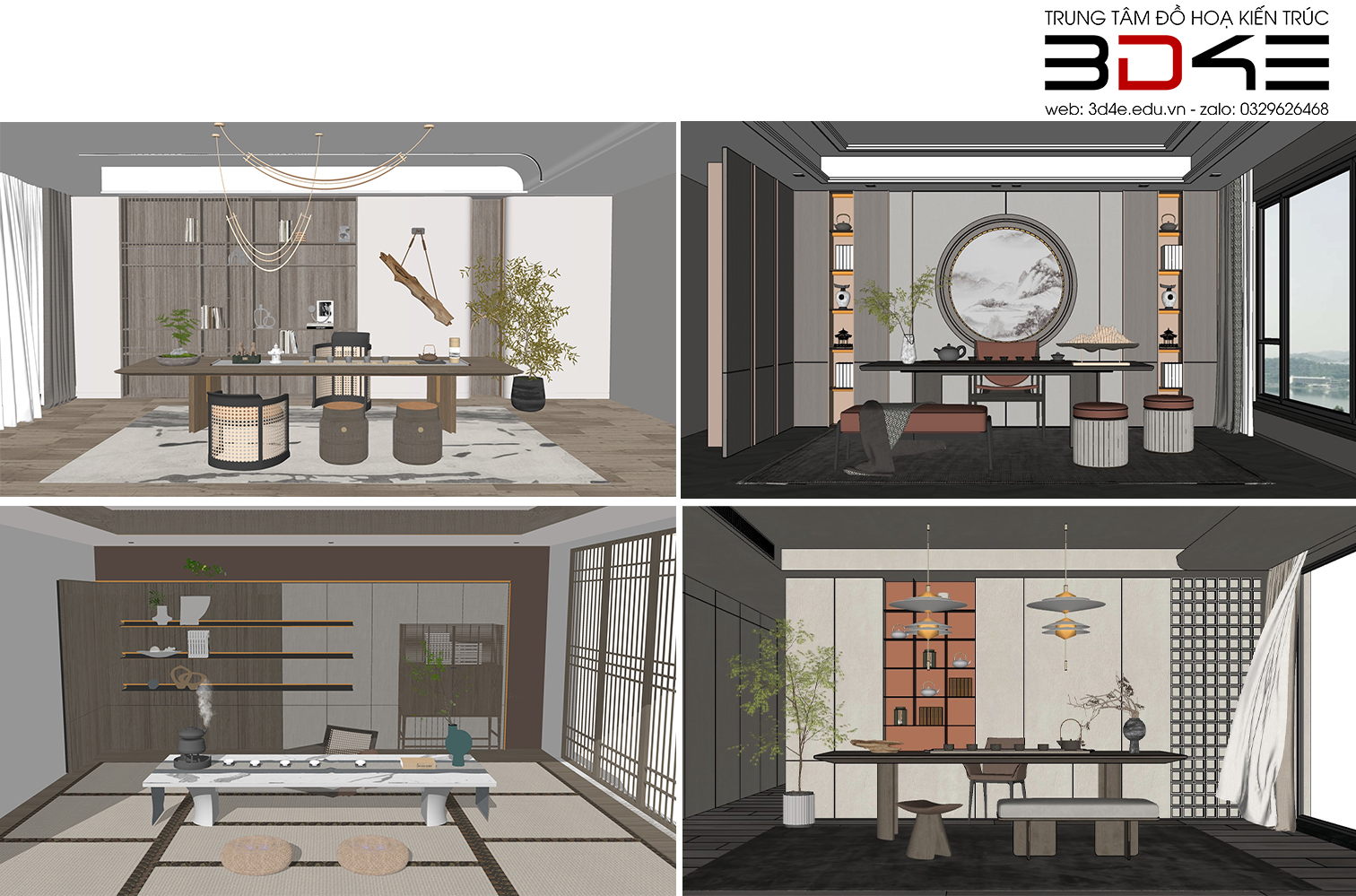 [SKETCHUP] THƯ VIỆN - PHÒNG LÀM VIỆC